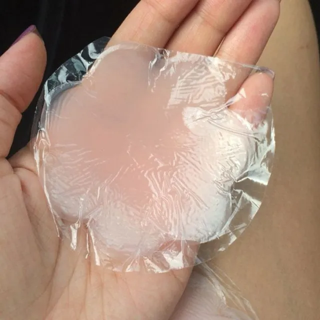 Reusable silicone nipple stickers