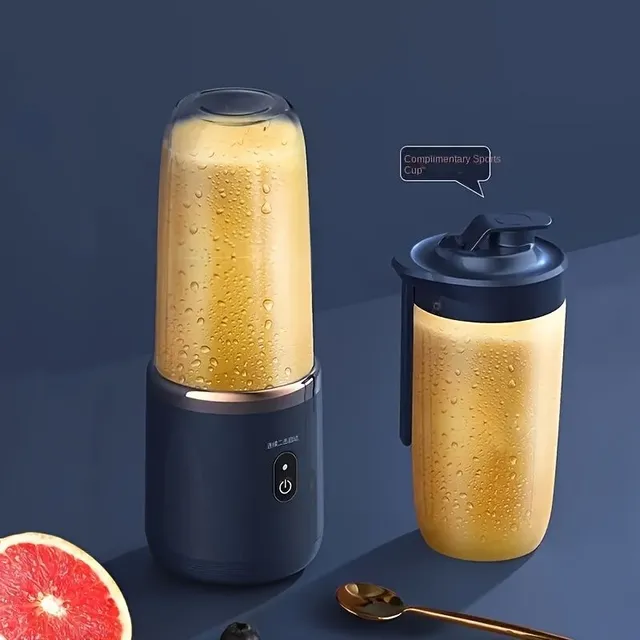 Compact USB Mixer with 6 Blades - Ideal for Smoothie, Ice Chopping and More