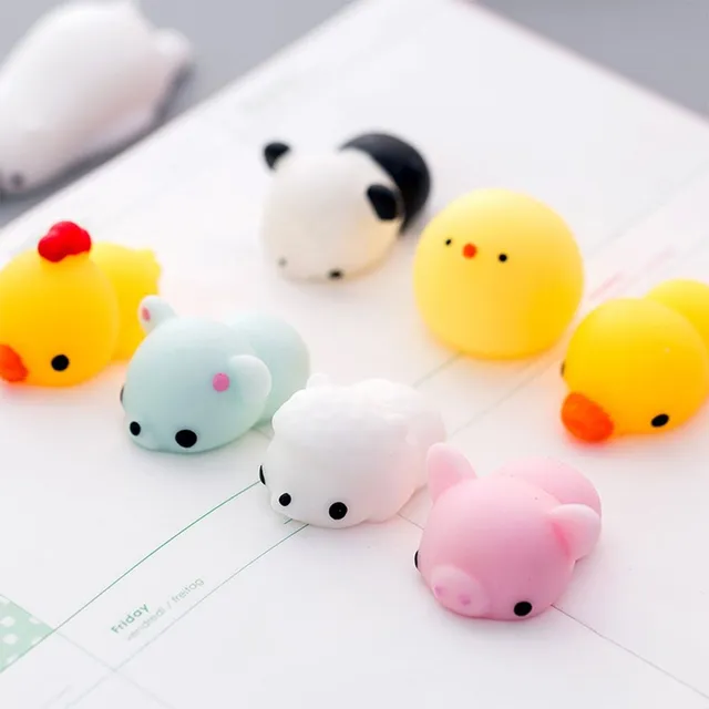 Anti-stress toy in the form of an animal