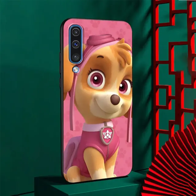 Children's phone cover Samsung with color motif of popular characters Paw patrol