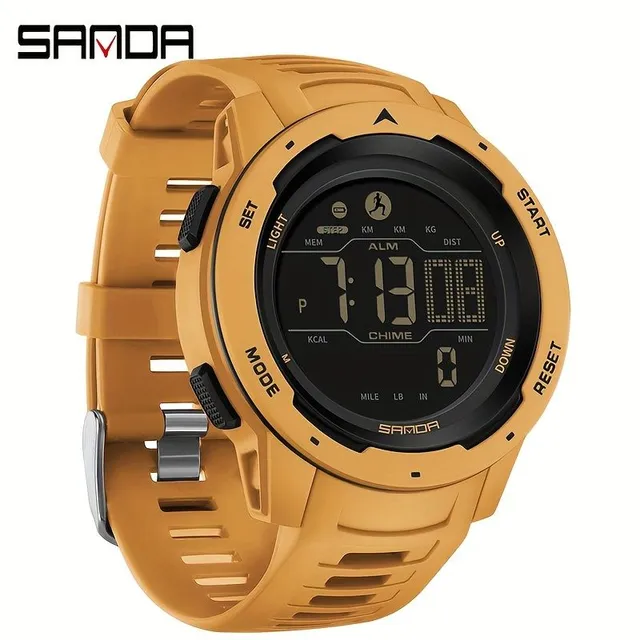 Sando child sports watch with pedometer, calorie recording, waterproof and modern