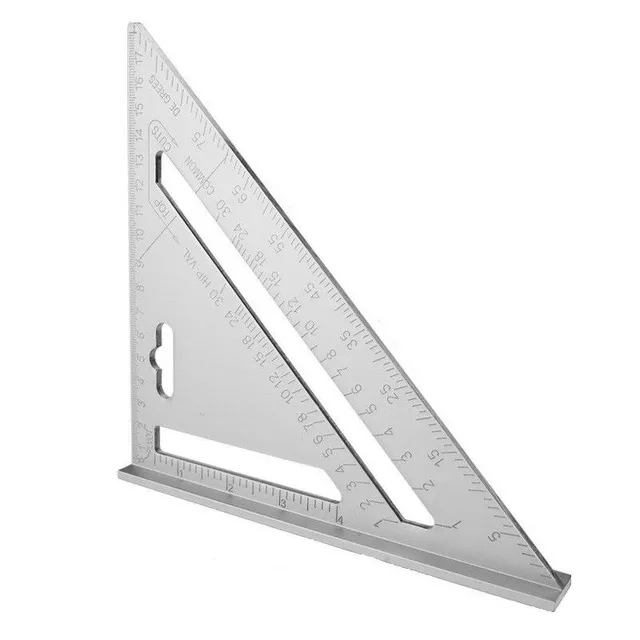 Trzykąt aluminiowy stolarz 17 cm