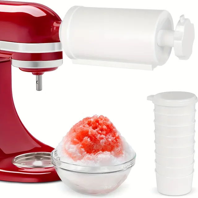 Customized For Vertical Mixer KitchenAid Accessories For Ice Shaving, Equipped with 8 Forms On Ice, Accessories For Ice Machines, Accessories/Tools For Snow Scissors Production (excluding Machines/mixer)