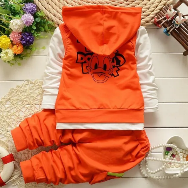 Boy set - Mikina, vest and sweatpants - Donald Duck