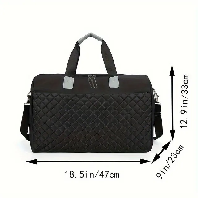 Large capacitive travel bag