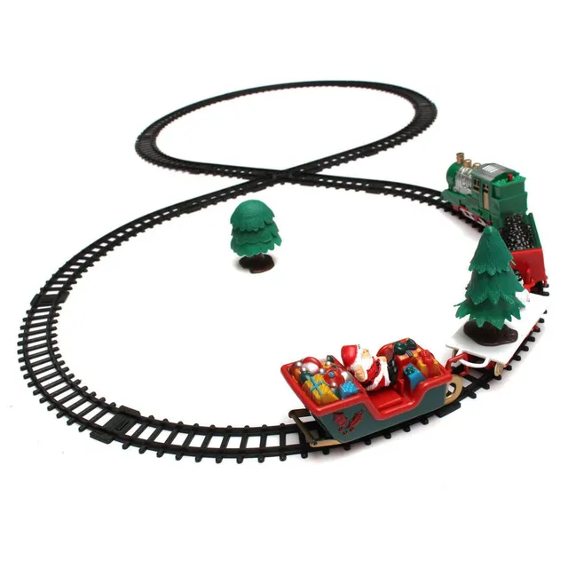 Christmas train with track