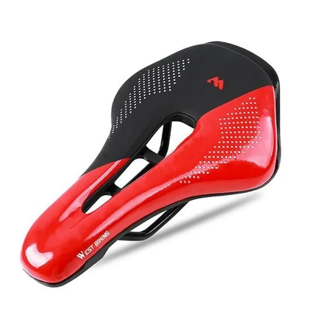 Comfortable bike saddle a-style-red