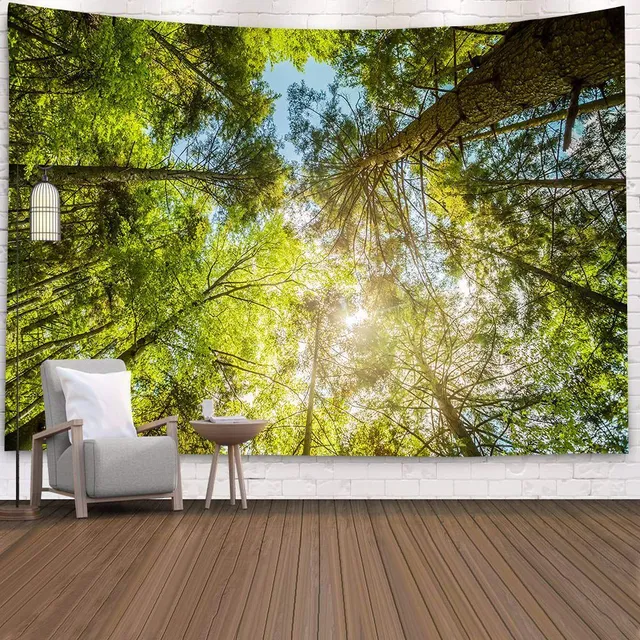 Wall tapestry with nature motif