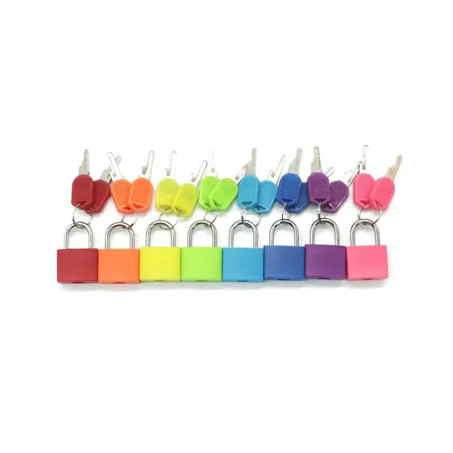 Set of educational Montessori colourful locks