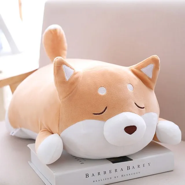 Měkoučký plyšový polštářek - Shiba-Inu