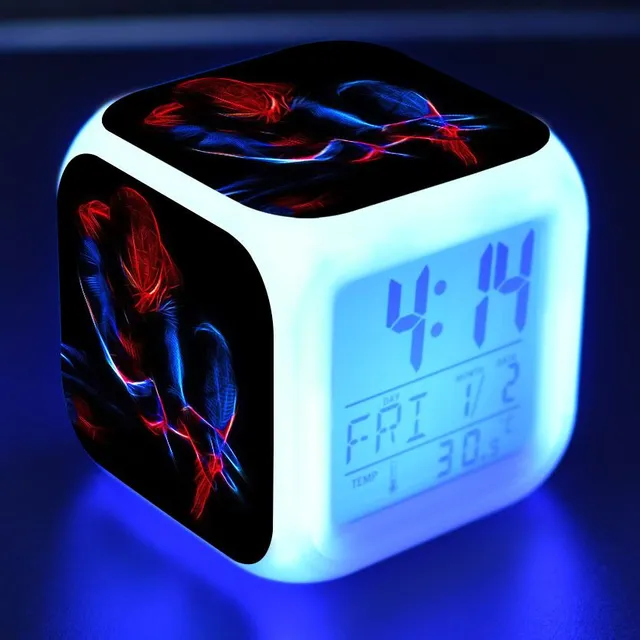 Original luminous alarm clock with Fortnite computer game motif