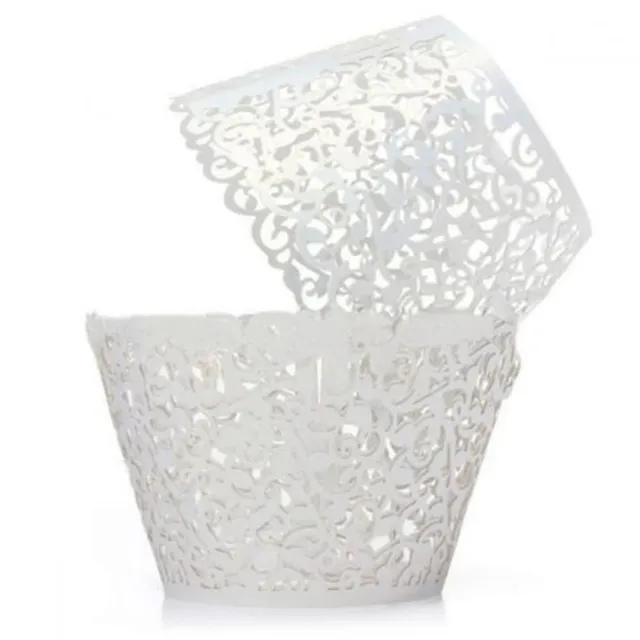 Lace muffin baskets 12 pcs