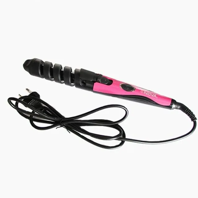 Spiral locating curling iron for hair NOVA NHC-2007A