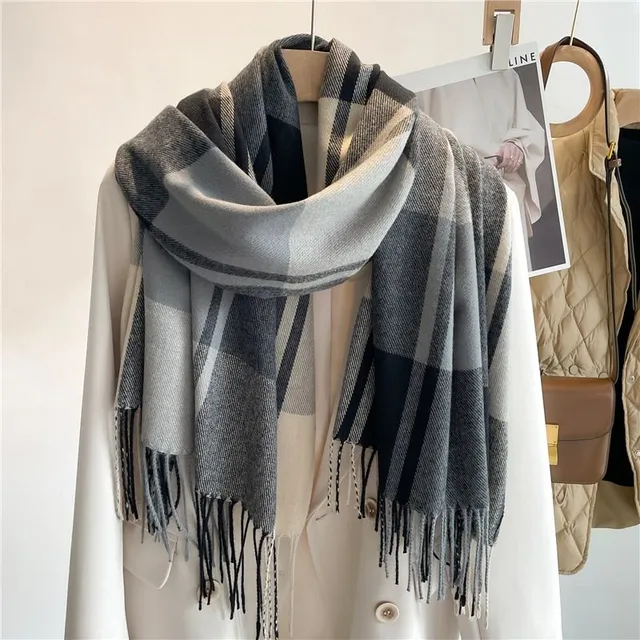 Women's luxury scarf for cold weather