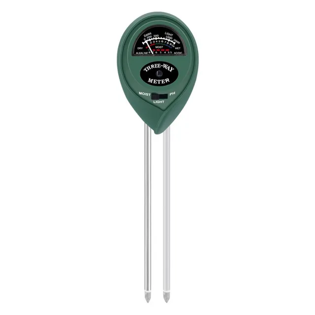 Garden meter for soil pH