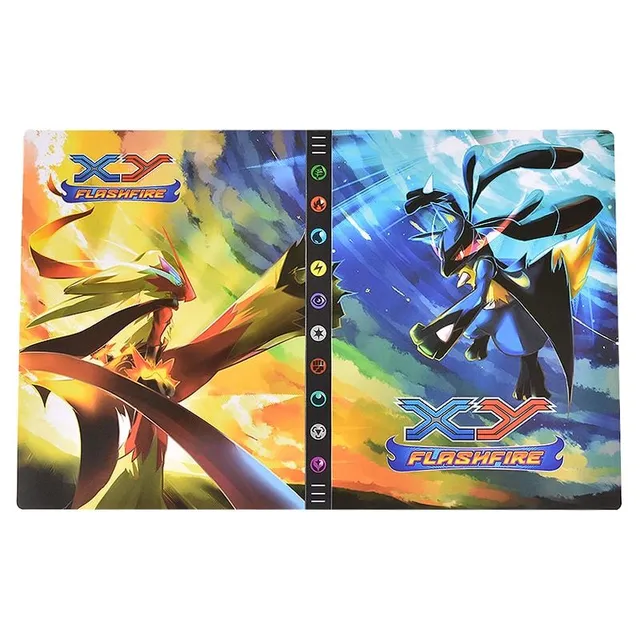 Album na herní kartičky s mnoha motivy Pokémon