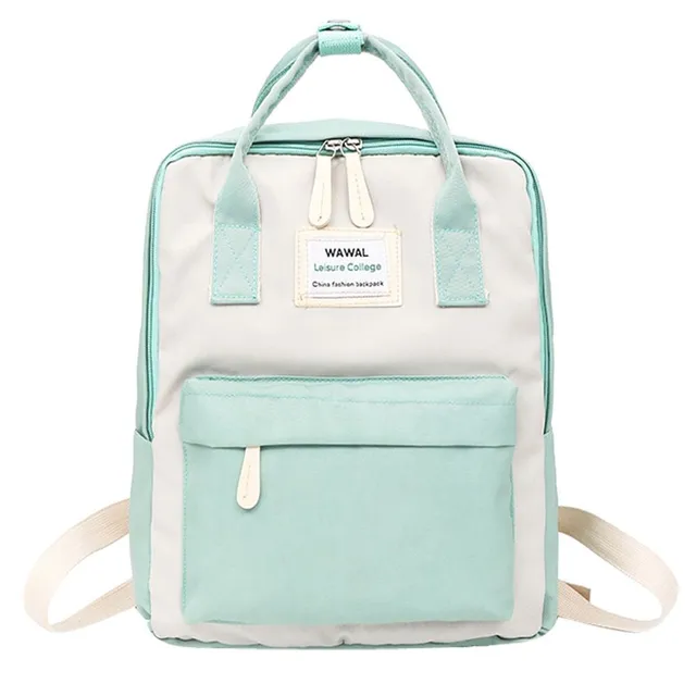 Square trendy backpack