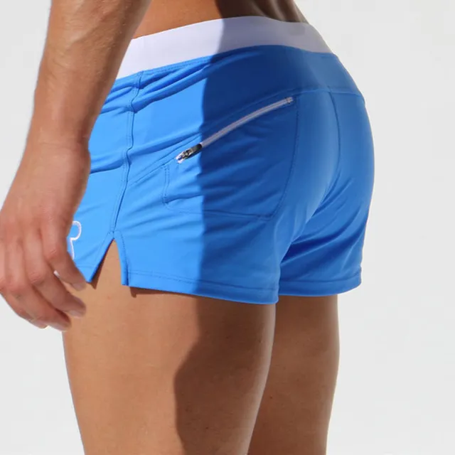 Men's breathable swimming shorts modra m