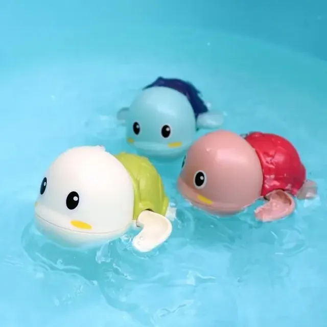 Mechanické hračky do kúpeľa - roztomilá korytnačka, plávanie vo vode, letné hračky pre deti