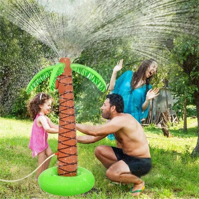 Nafukovací postrekovač v tvare palmy