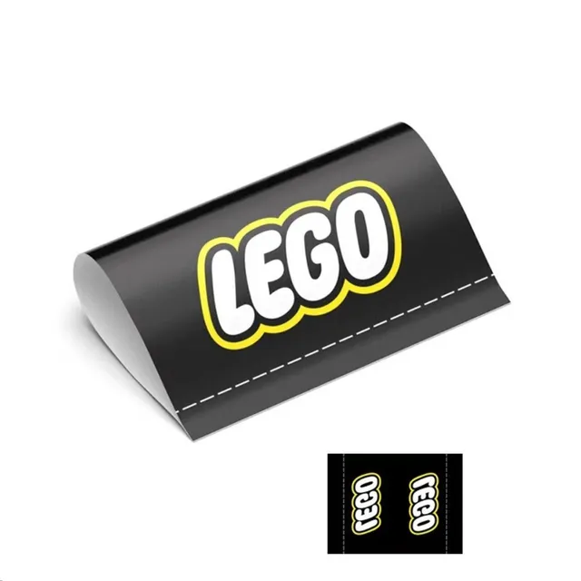 Universal decorative self-adhesive label with Lego logo for car decoration