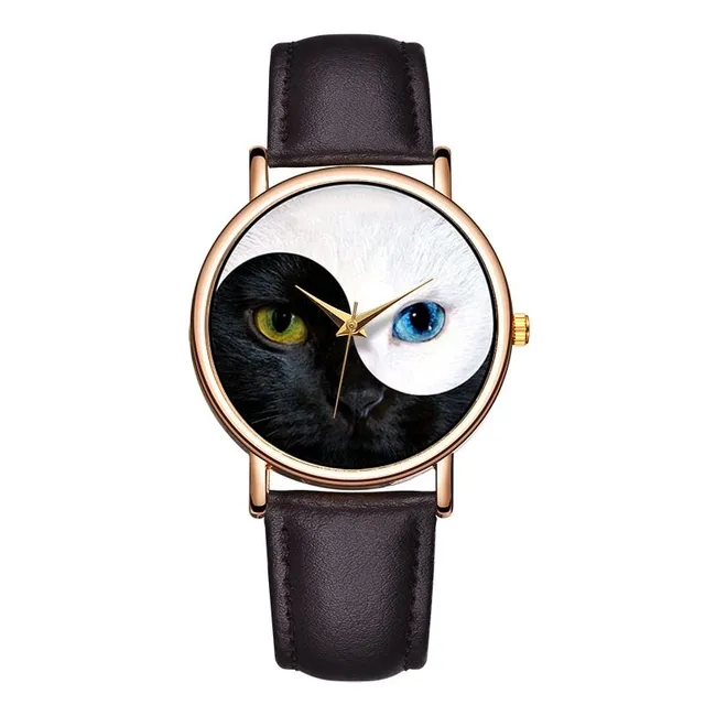 Stylish watch with animal motif Cassie