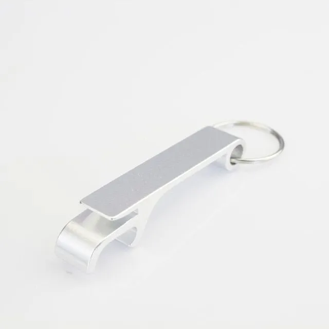 Luxury original, modern, practical, single-colour bottle opener keychain