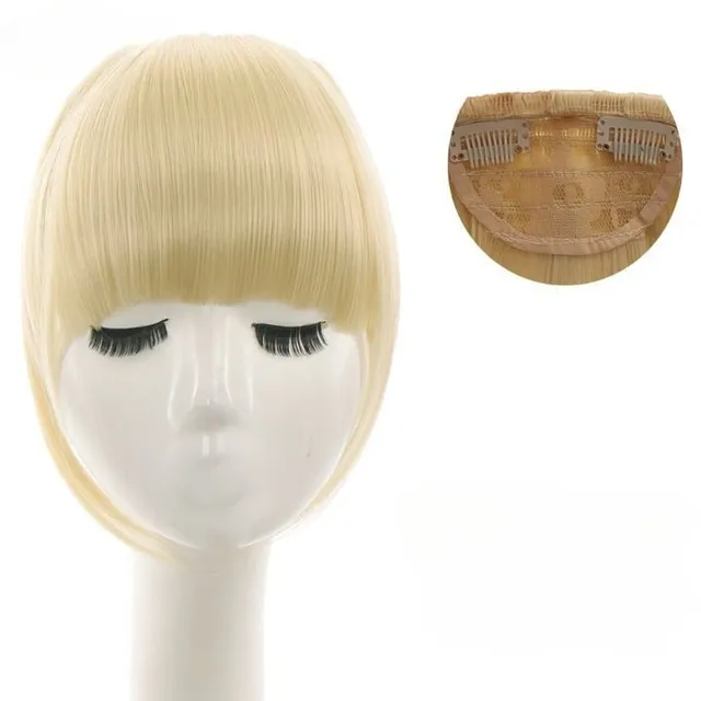 Hairpiece synthetic hair of different colours - bangs