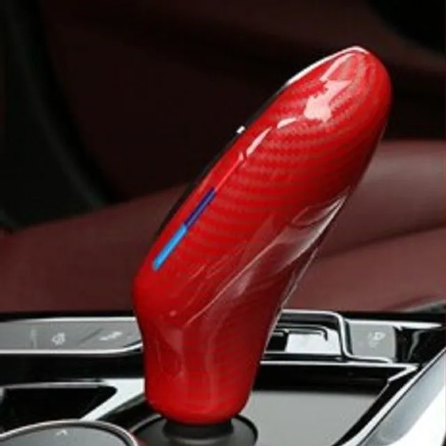 Handle on gear lever for river BMW cervena