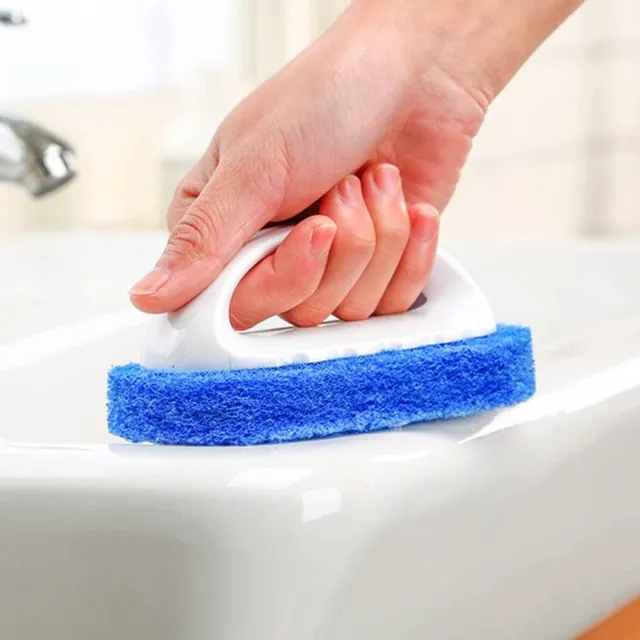 Kitchen sponge for washing with handle J1354