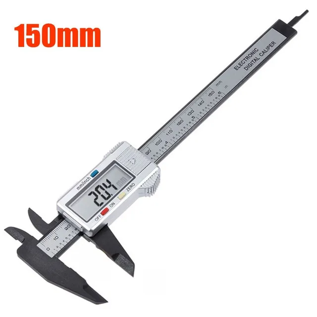 Digital caliper with LCD display