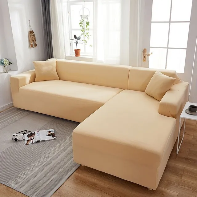 Huse elastice și extensibile pentru colțul canapelei