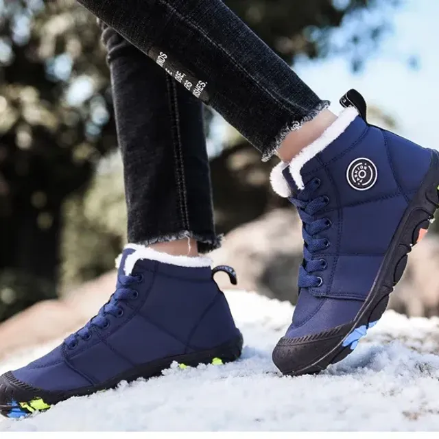 bambini stivali da neve invernali per ragazzi tessuto impermeabile moda bambini scarpe da ginnastica bambini stivali caldi all'aperto