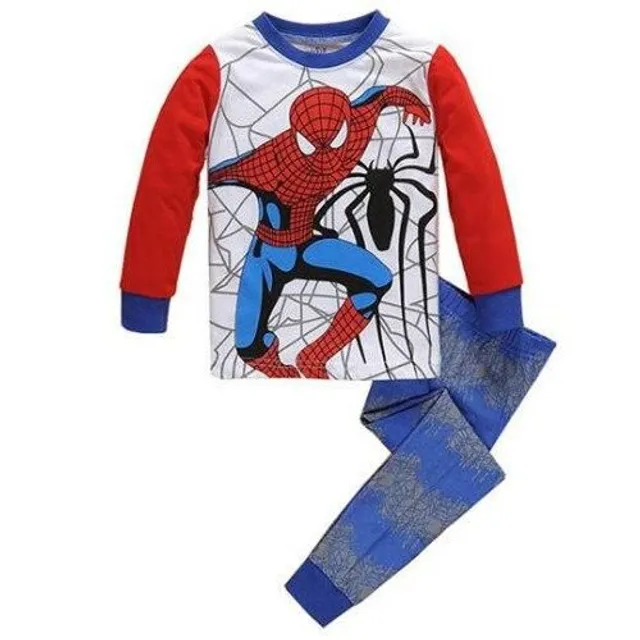 Pijama lungă pentru copii cu Spiderman