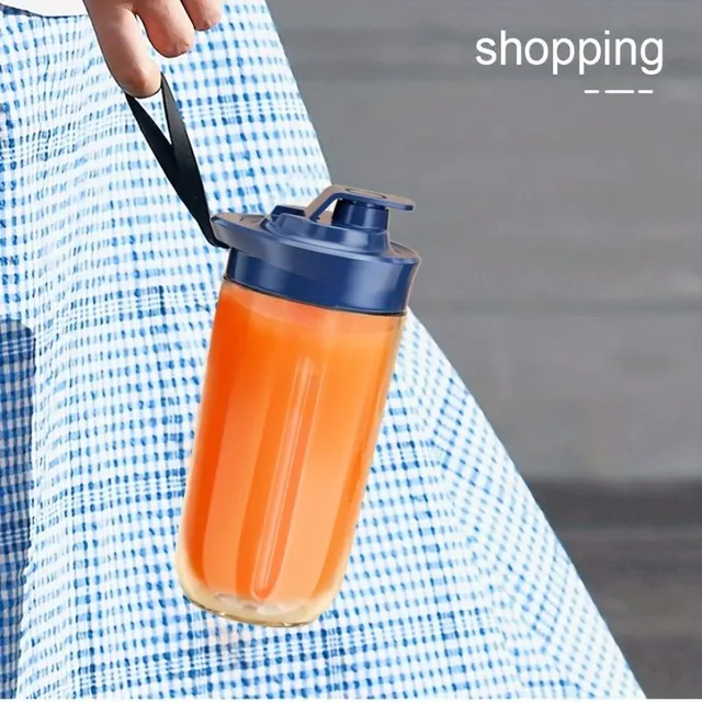 New portable juicer + mini mixer for travel, 300 ml, USB recharge. For smoothies, cocktails, fruit drinks. Home, kitchen, travel