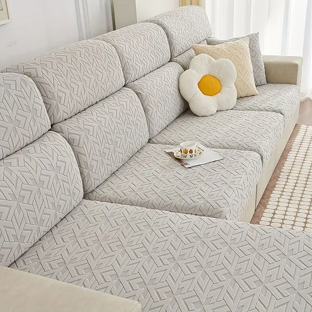 Housse de canapé élastique Jacquard