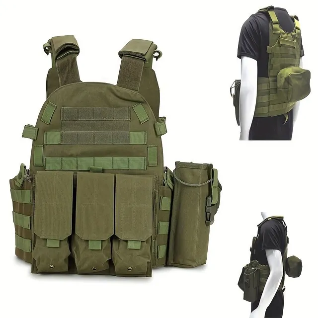 600D Oxford Tkanina Outdoor Vest, Multifunctional Fighting Vest, Outdoor Training Equipment CS