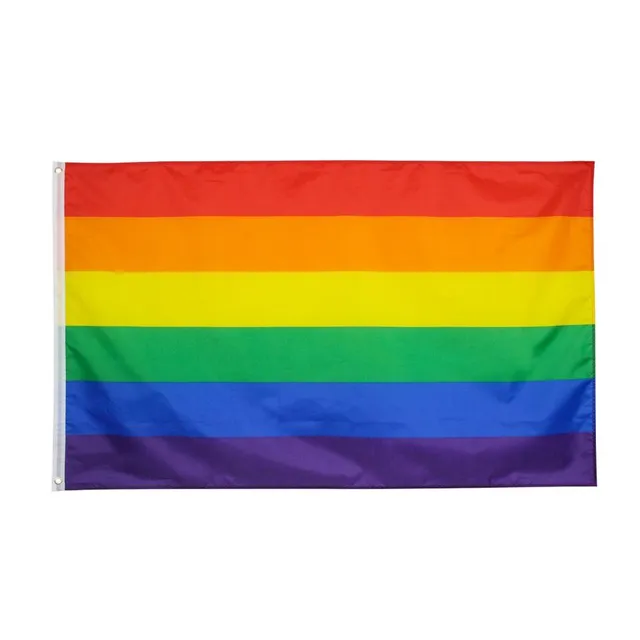 Dekorative LGBTQ+ Flagge zum Aufhängen