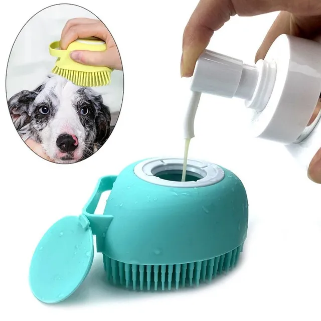 Silicone sponge with shampoo dispenser Felix