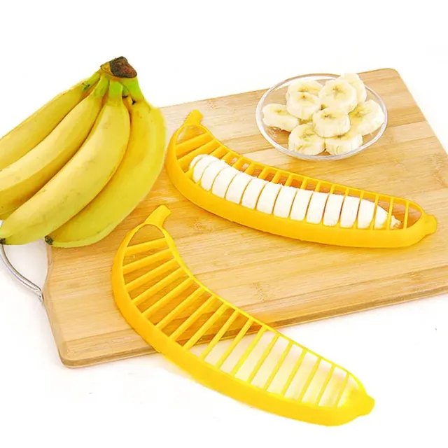 Feliator din plastic pentru banane - ajutor de bucătărie pentru tăierea bananelor