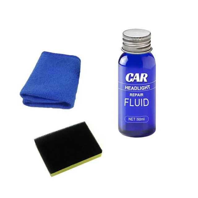 Fluid for repairing car headlights