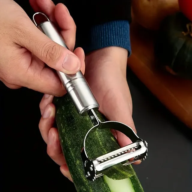 1 piece of practical helper in the kitchen: scraper, grater and ring in one