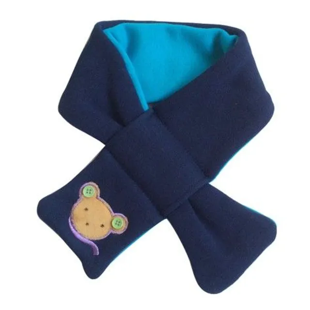 Colton Children's Stretch scarf modra