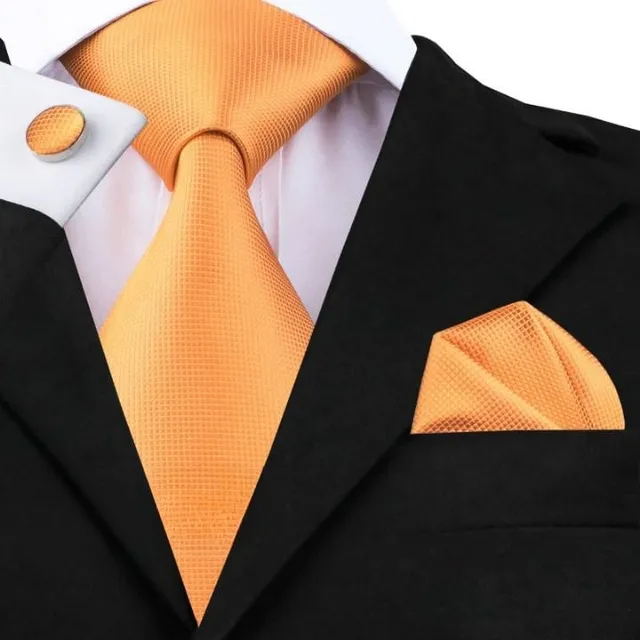 Men's luxury business set | Tie, Handkerchief, Cufflinks