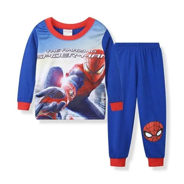 Pijama lungă pentru copii cu Spiderman