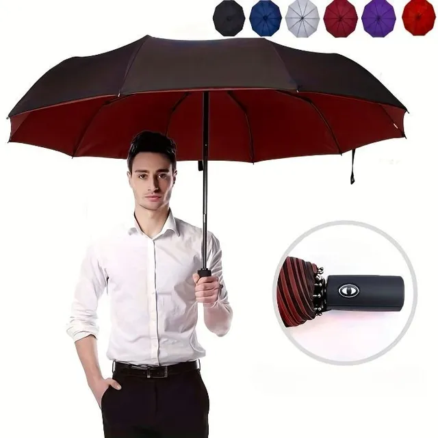 Umbrelă pliabilă automată - rezistentă la vânt