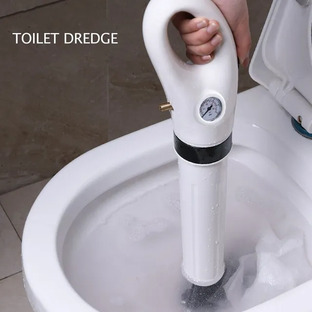 Drain Dredger Clogged Toilet Pistons Drain Blaster High Pressure Cleaner Air Drain Cleaner Hand Pneumatic Dredging Tools