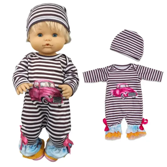 Cute clothes for baby hair doll size 40 cm - More variants