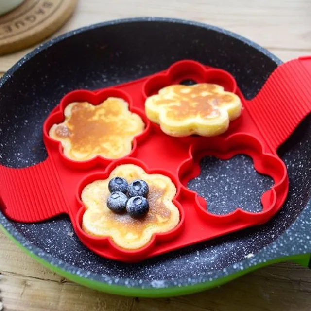 Silicone non-stick pancake mould