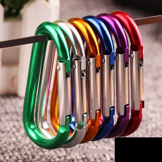 10 ks farba mini carabiner